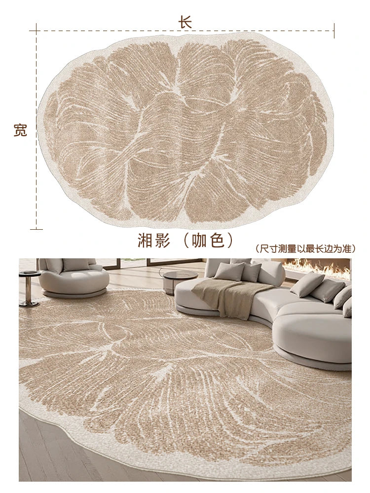 French Luxury Irregular Plush Rug