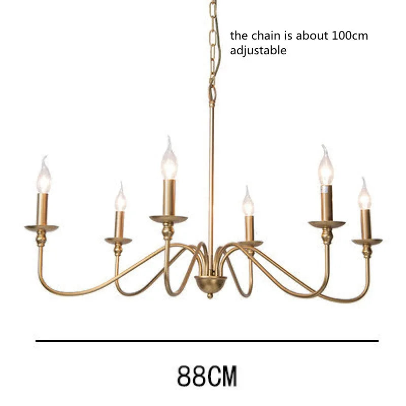 Retro Loft Living Room Chandelier