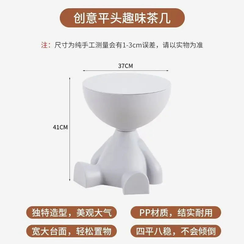 Light Luxury Cartoon Side Table