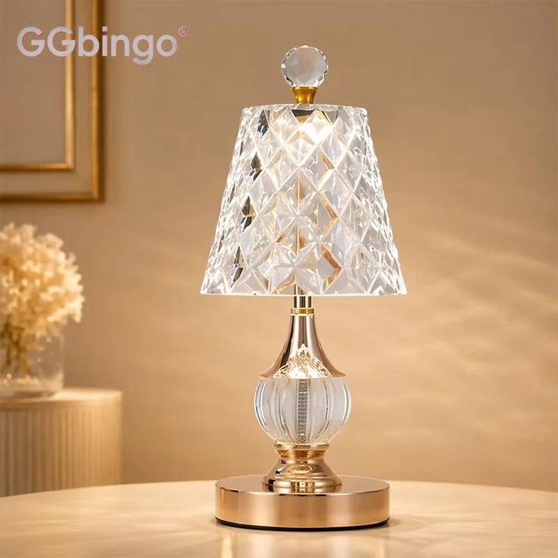 Luxury Crystal LED Table Lamp