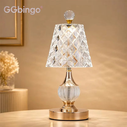 Luxury Crystal LED Table Lamp
