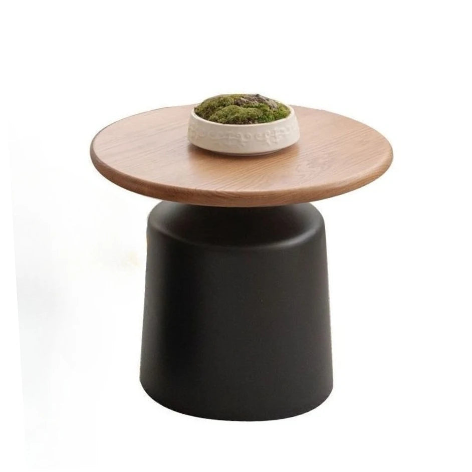Cream Round Coffee Table Set