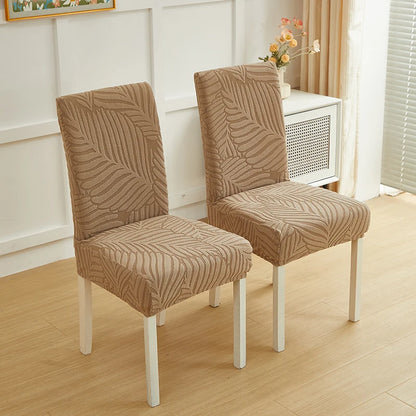 Leaf Jacquard Chair Covers