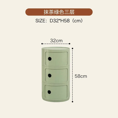 Nordic Round Storage Cabinet