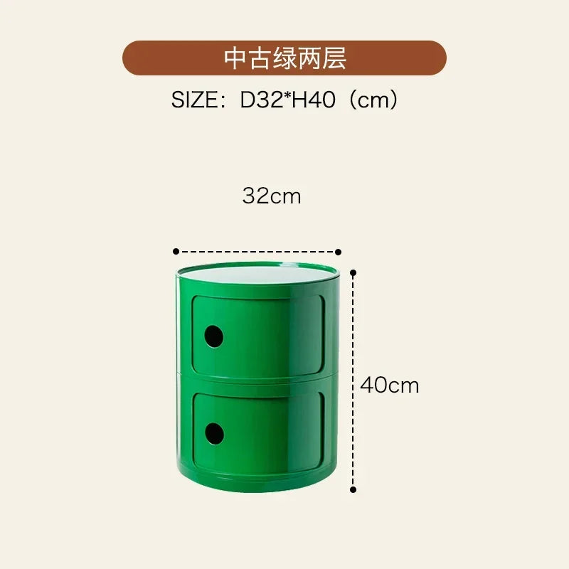 Nordic Round Storage Cabinet