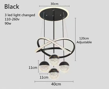 Modern Nordic LED Chandelier