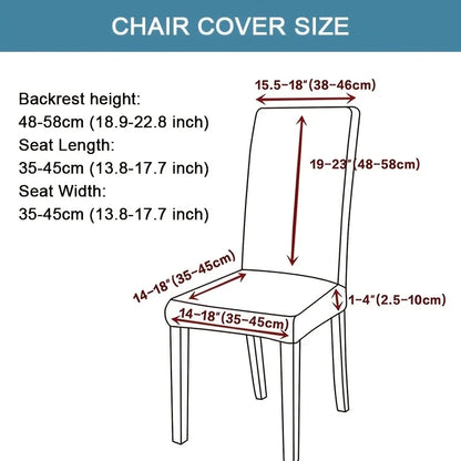 Leaf Jacquard Chair Covers