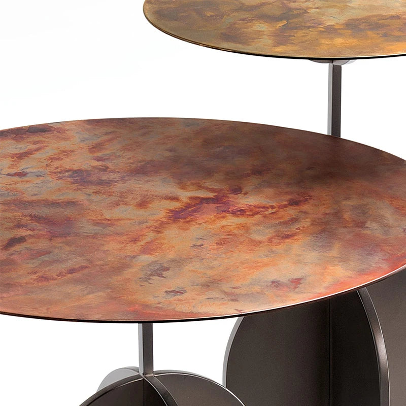 Italian Antique Metal Side Table