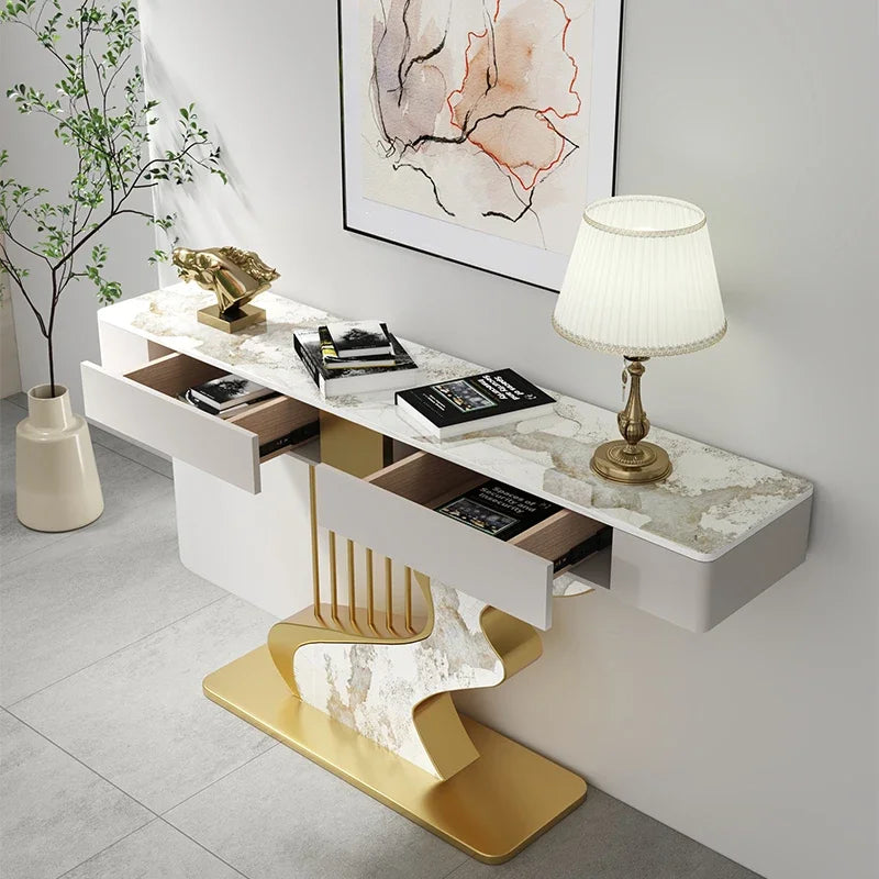 Mid-Century Nordic Console Table