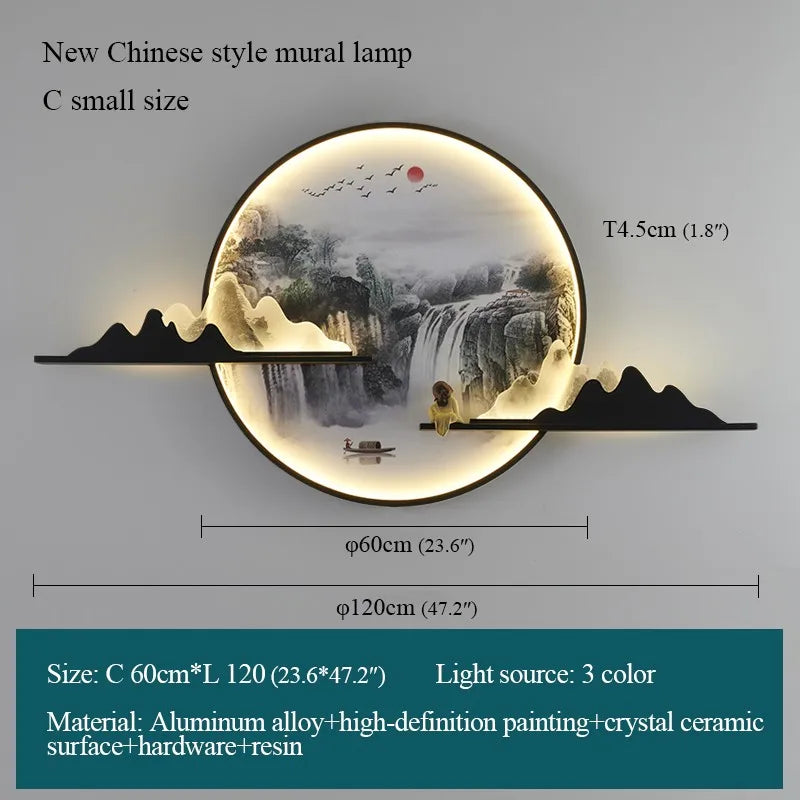 3D Landscape LED Wall Art