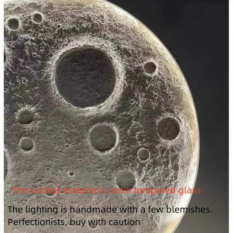 3D Moon Relief Wall Lamp