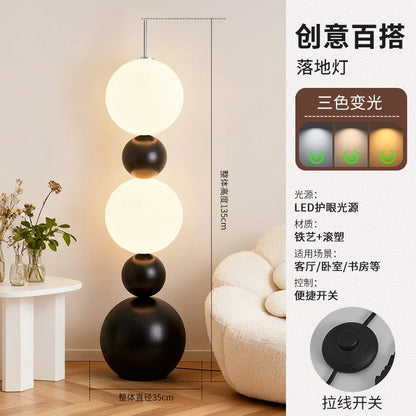 Italian Rocker Arm Floor Lamp
