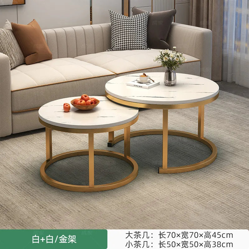 Light Luxury Round Nesting Tables