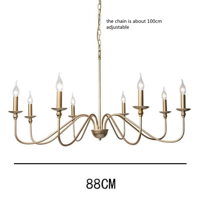 Retro Loft Living Room Chandelier