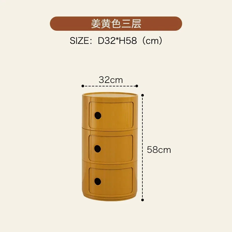 Nordic Round Storage Cabinet