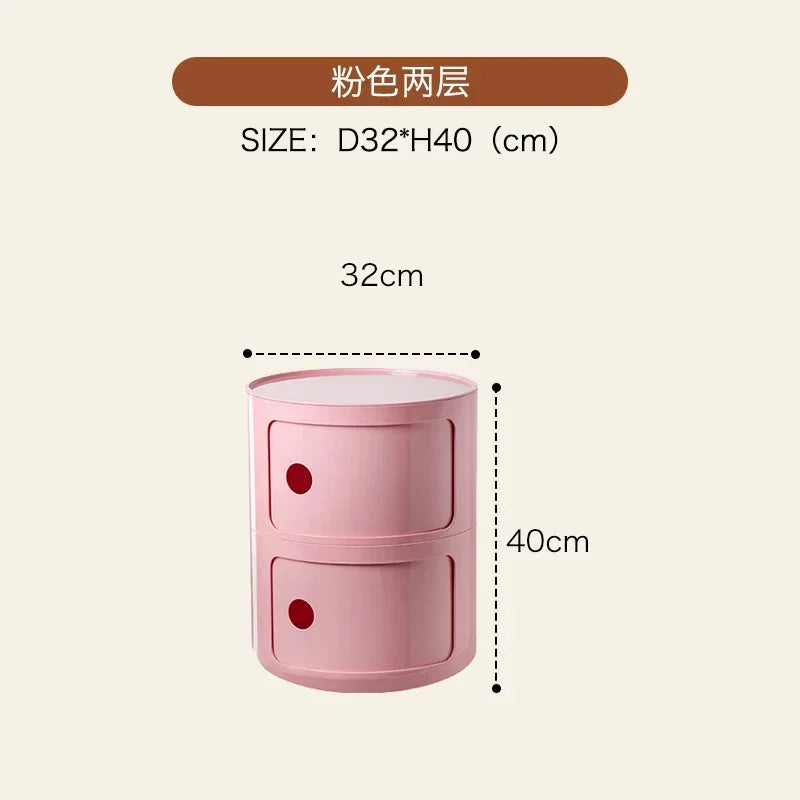 Nordic Round Storage Cabinet