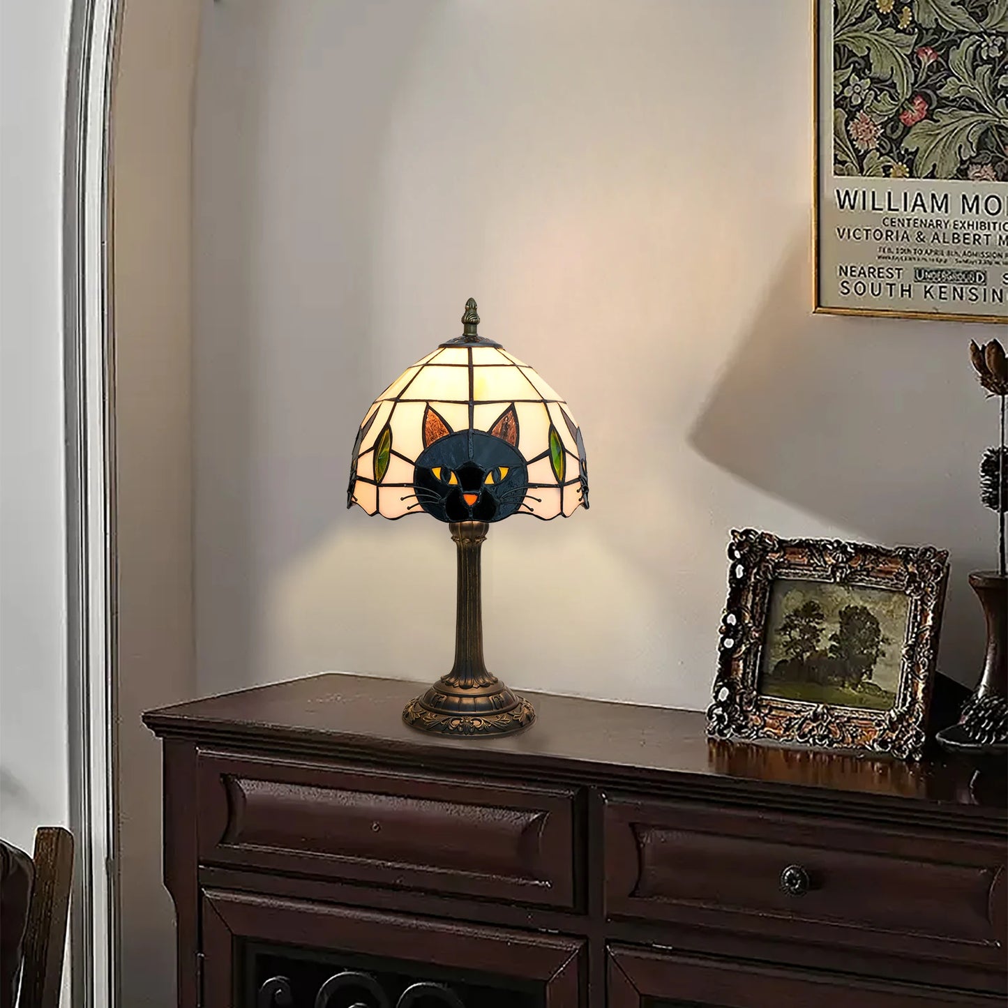 Cute Black Cat Table Lamp
