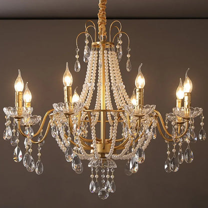 French Luxury Crystal Pendant Light