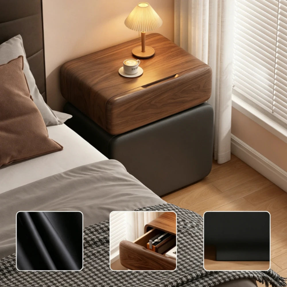Modern Wooden Bedside Cabinet