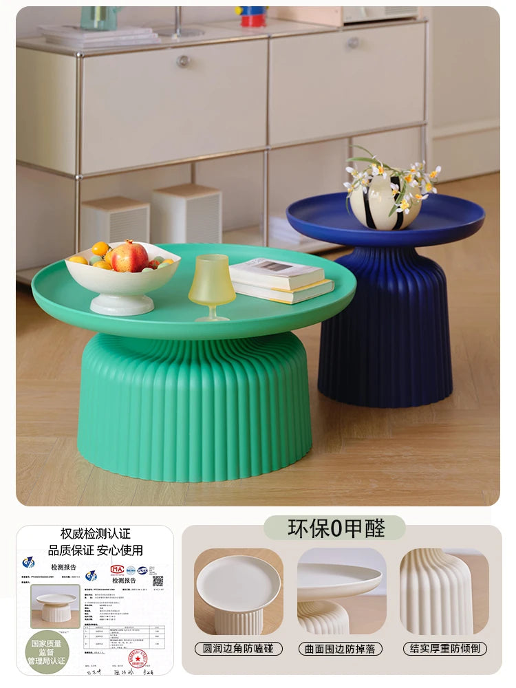 Luxury Round Coffee Table Set