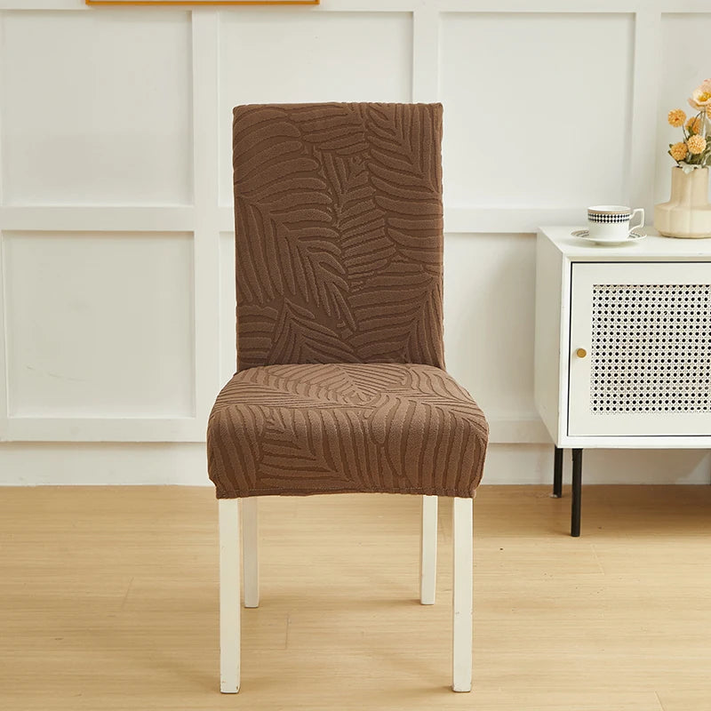 Leaf Jacquard Chair Covers