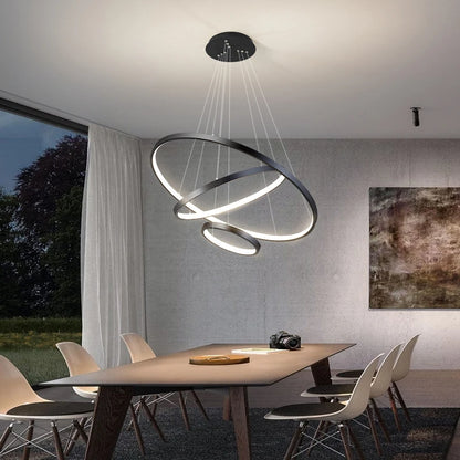 Modern LED Iron Chandelier