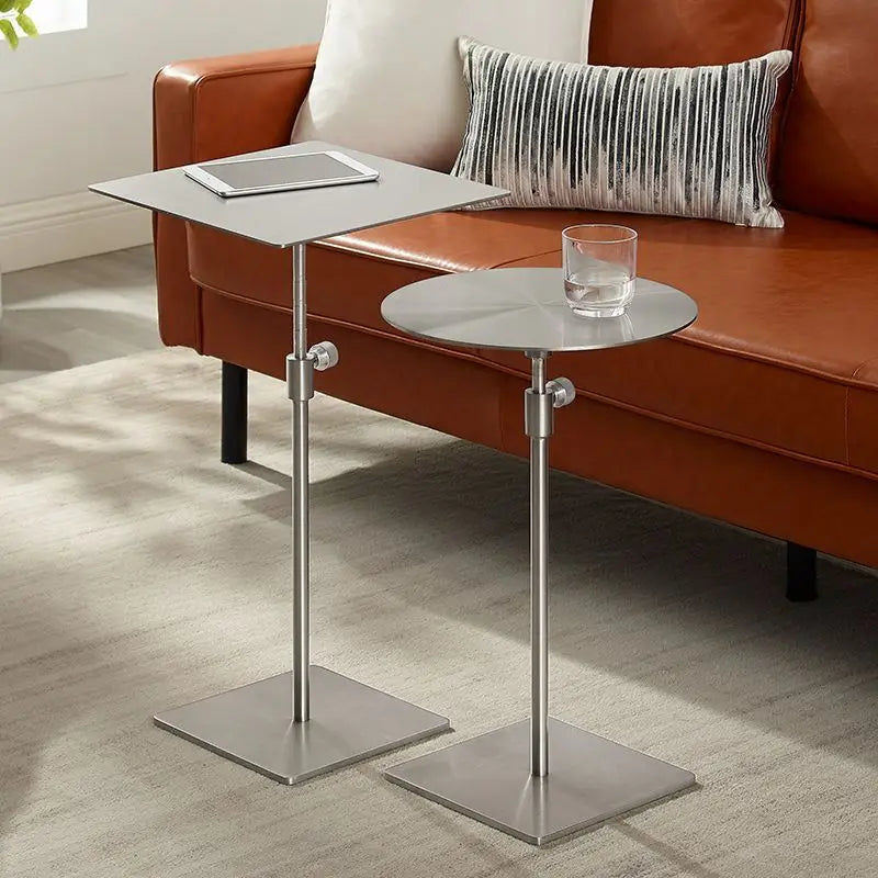 Adjustable Round Side Table