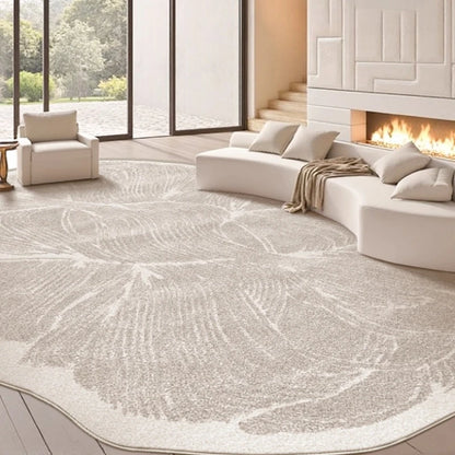 French Luxury Irregular Plush Rug