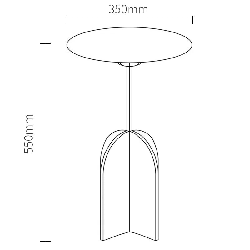 Italian Antique Metal Side Table