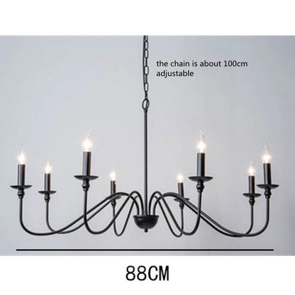 Retro Loft Living Room Chandelier