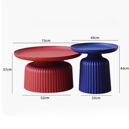 Luxury Round Coffee Table Set