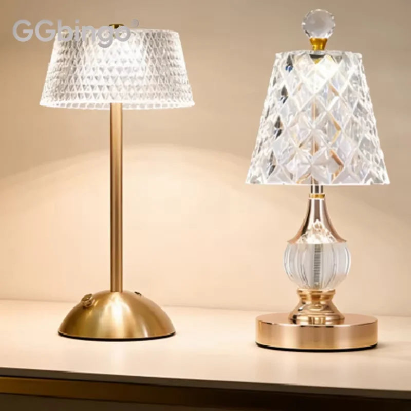 Luxury Crystal LED Table Lamp