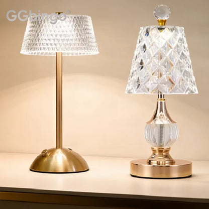 Luxury Crystal LED Table Lamp