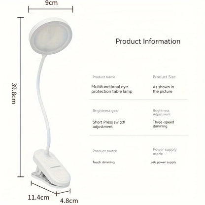 Rechargeable LED Clip Lamp