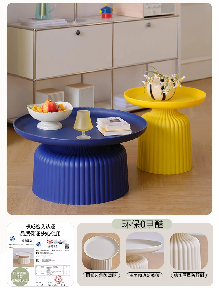 Luxury Round Coffee Table Set