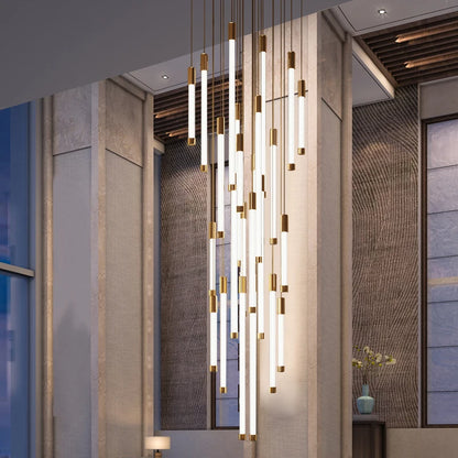 Modern Staircase LED Chandelier