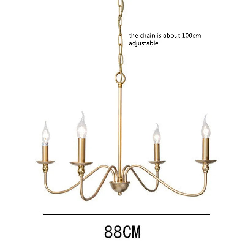 Retro Loft Living Room Chandelier