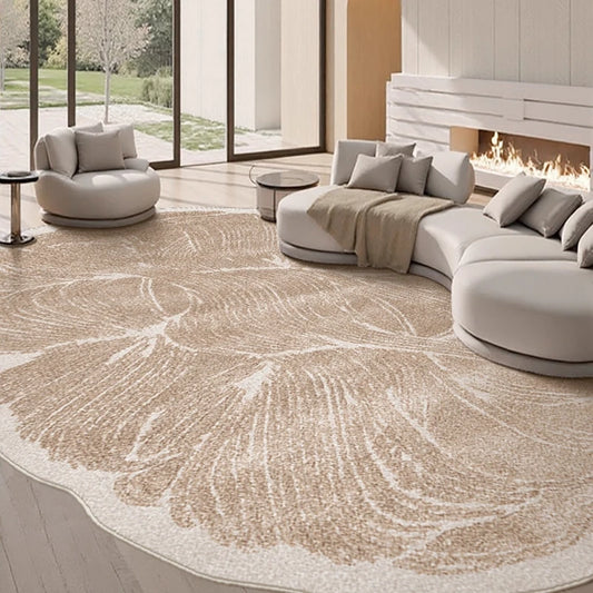 French Luxury Irregular Plush Rug