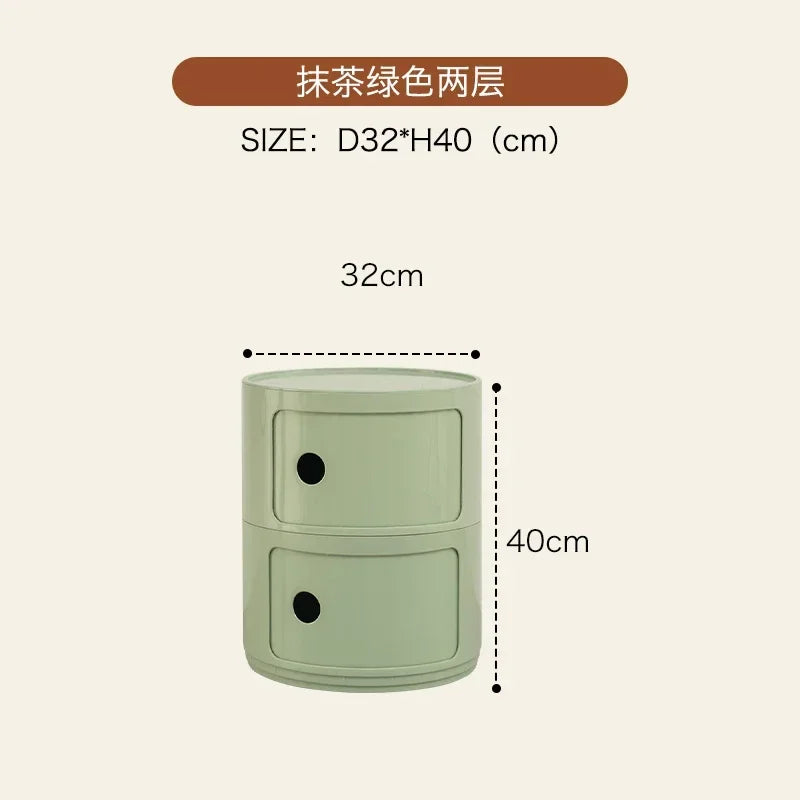 Nordic Round Storage Cabinet
