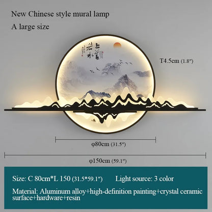 3D Landscape LED Wall Art