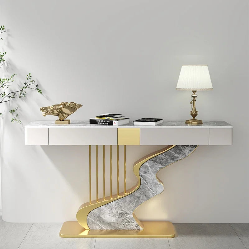 Mid-Century Nordic Console Table