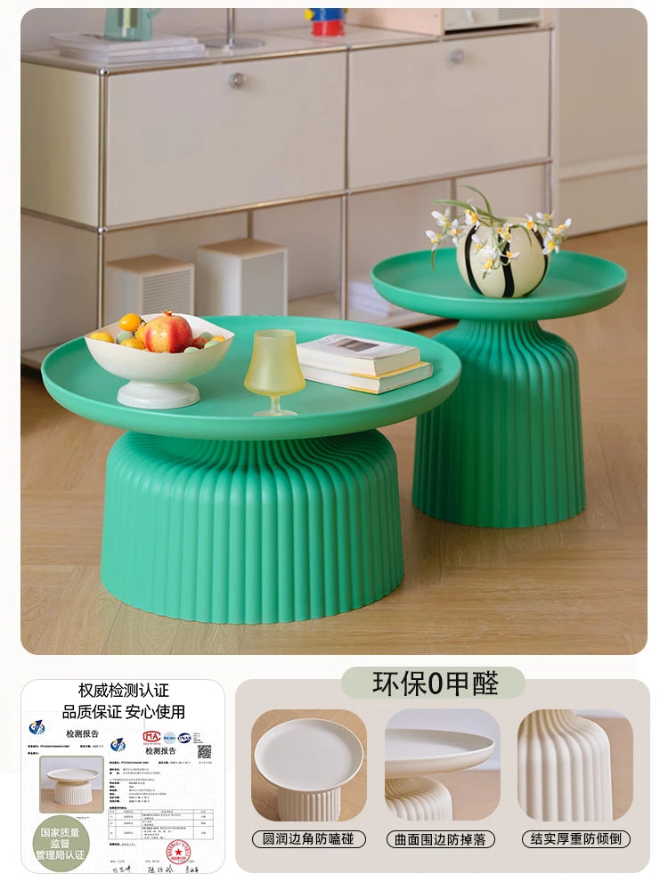 Luxury Round Coffee Table Set