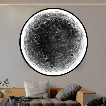 3D Moon Relief Wall Lamp
