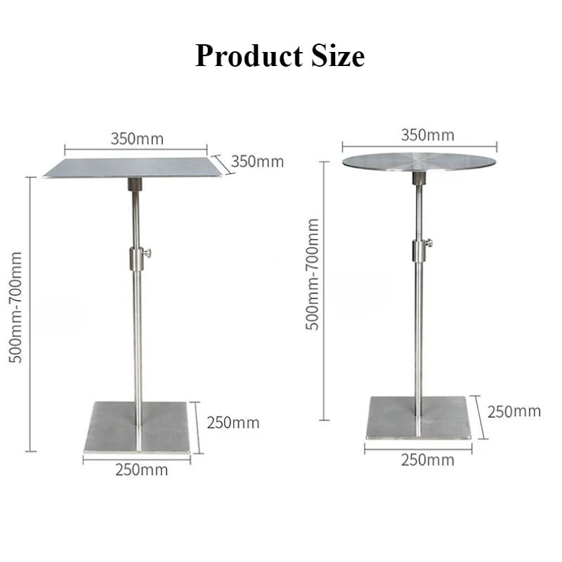 Adjustable Round Side Table