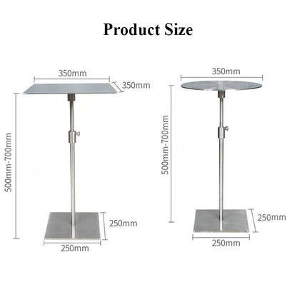 Adjustable Round Side Table