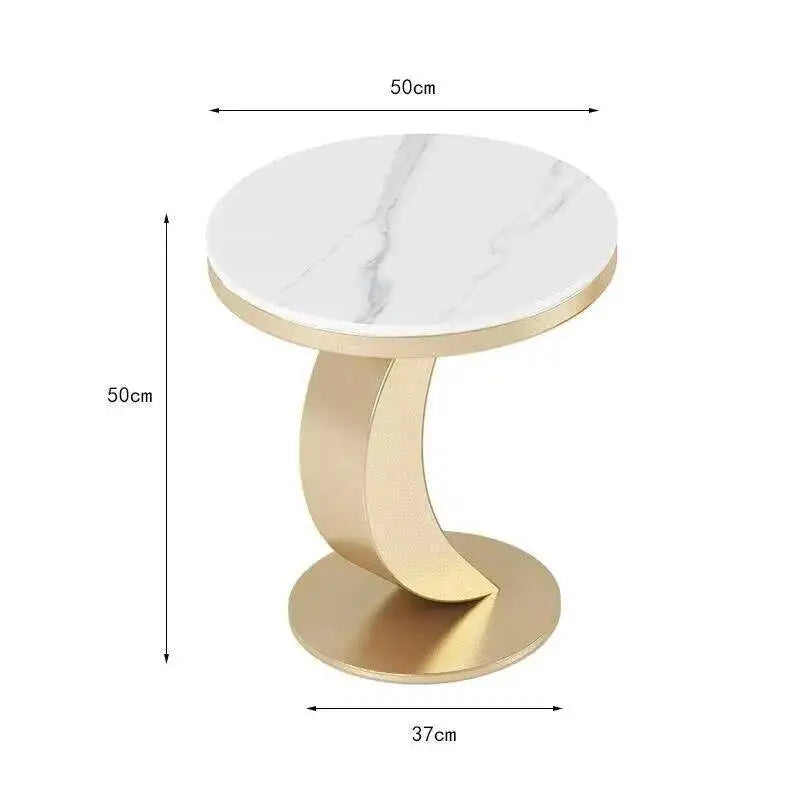 Nordic Luxury Oval Side Table