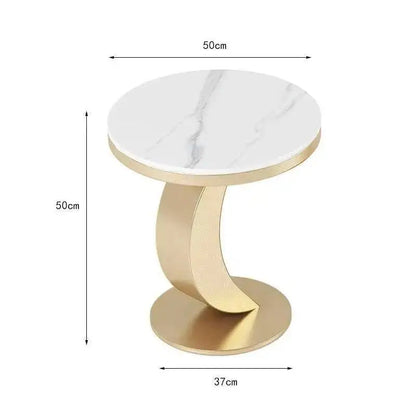 Nordic Luxury Oval Side Table