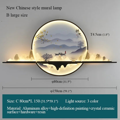 3D Landscape LED Wall Art