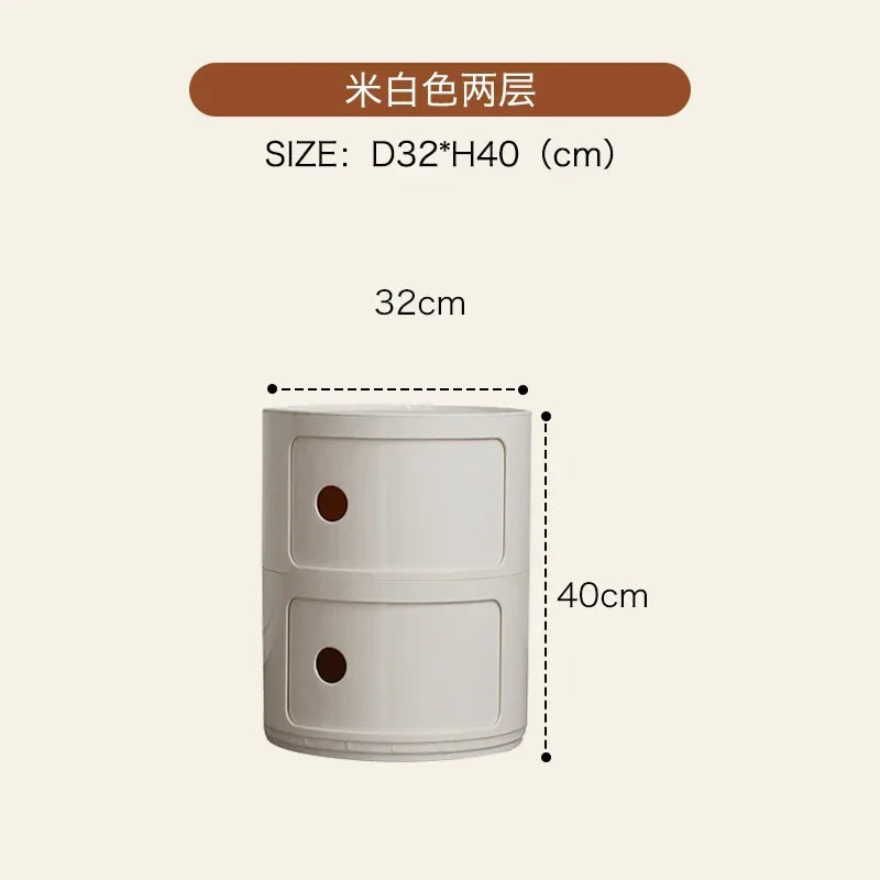 Nordic Round Storage Cabinet