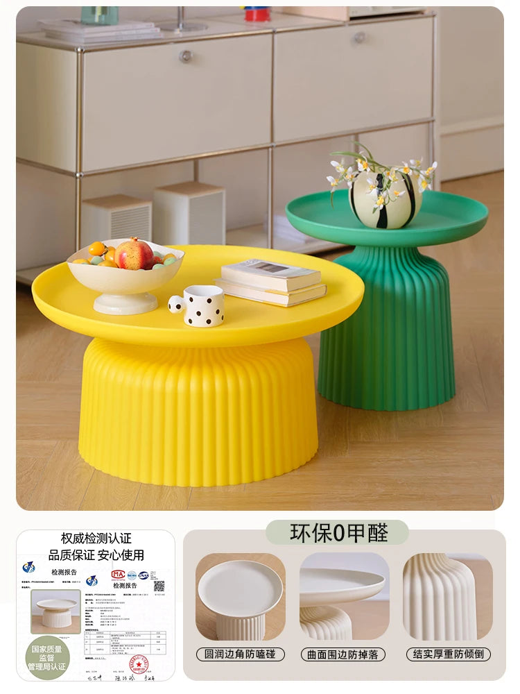 Luxury Round Coffee Table Set